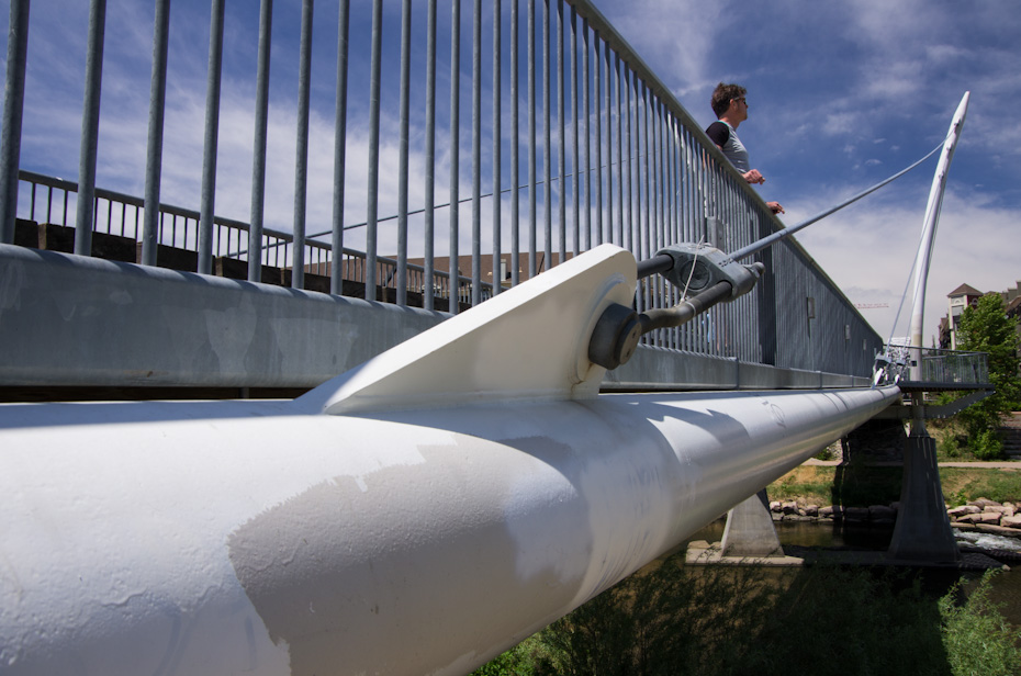 James on a Bridge